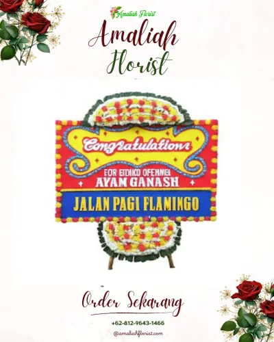 Bunga Papan Congratulation di Gresik